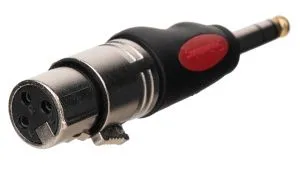 Soundking CXA005 Переходник (разъем переходной) XLR гнездо - 1/4'' стерео штекер.