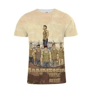 Футболка с принтом Rammstein Reise. Размер L.