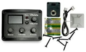 Alice UK-600T Эквалайзер со звукоснимателем для укулеле.