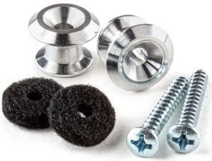 Dunlop 7102 Крепление ремня для гитары, 2 шт, алюминий.