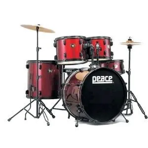 Peace DP-101BK-22 Wine Red Барабанная установка.