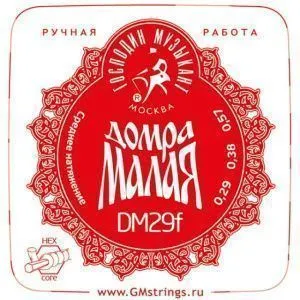 Господин Музыкант DM29F Комплект струн для Домры малой красная профессионального сольного уровня.