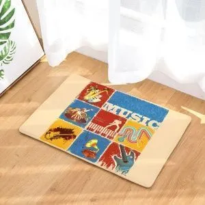 Коврик напольный. Music. 572241370730/3 Полиэстер. Размер 40х60 см.