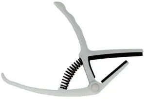 Alice A007L/WH Каподастр для акустической гитары, белый.