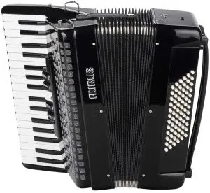 Aurus JH2022-Black Аккордеон 34/72/5, черный, с футляром.