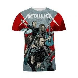 Футболка с принтом Metallica. Размер S.