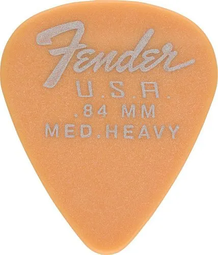 Fender 351 Dura-Tone .84 12 PK Butterscotch Blonde Медиатор.