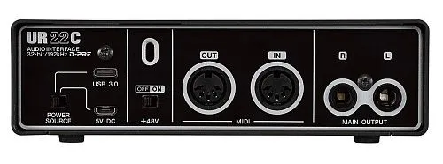 Steinberg UR22C - USB3.0 Студийный аудио- и MIDI-интерфейс.