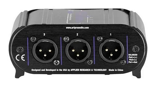 ART Xpatch Патчбэй компактный 3-х канальный с разъемами XLR.