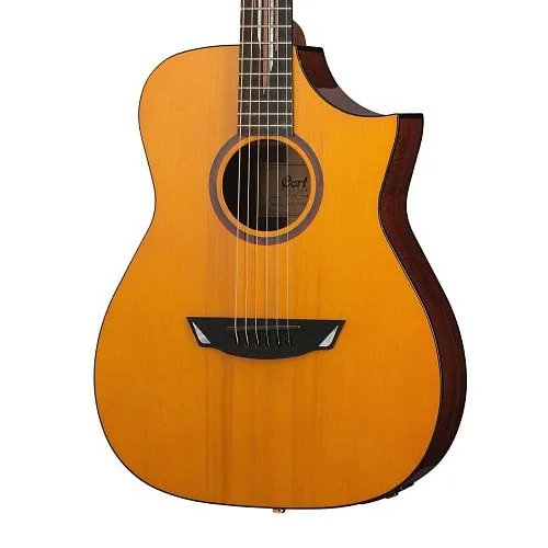 Cort Luxe-II-Wcase-Nat Frank Gambale Series Гитара электроакустическая.