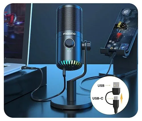 Maono DM30 Конденсаторный USB микрофон.