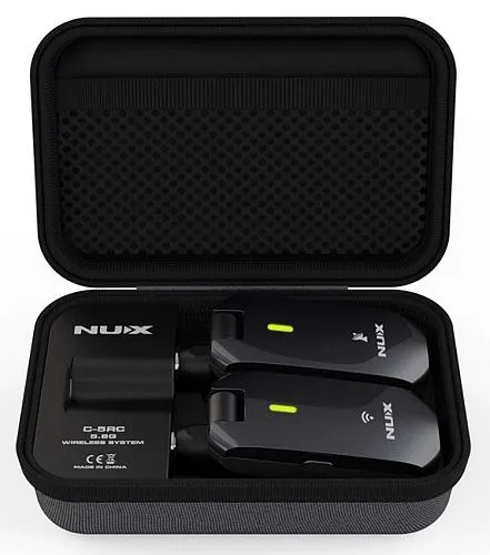 Nux C-5RC Беспроводной 5,8 ГГц передатчик и приемник для гитары.	