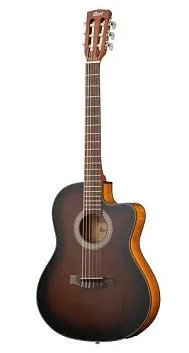 Cort Jade-E-Nylon-DBB Jade Series Классическая гитара со звукоснимателем.