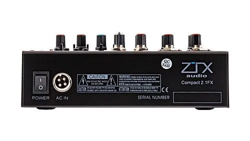 ZTX audio Compact 2.1Fx Микшерный пульт.