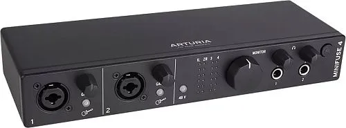 Arturia MiniFuse 4 Black USB аудио интерфейс.