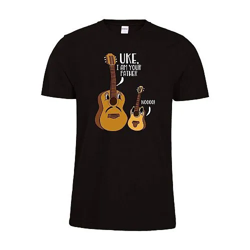 Футболка с принтом Укулеле с гитарой. Размер XL.