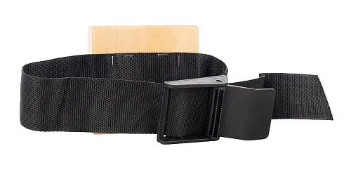 Lutner FS1 Пэд тренировочный на ремне для барабанщика, квадратный, белая резина.