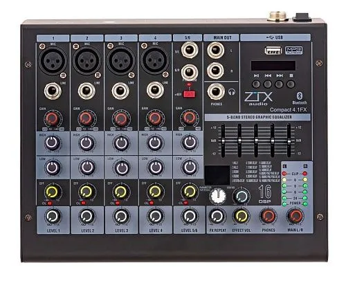 ZTX audio Compact 4.1Fx Микшерный пульт.
