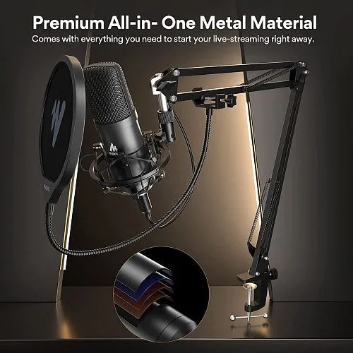 Maono AU-A04E Конденсаторный USB микрофон.