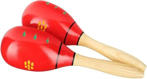 Fleet M6 Маракасы деревянные на ручке.