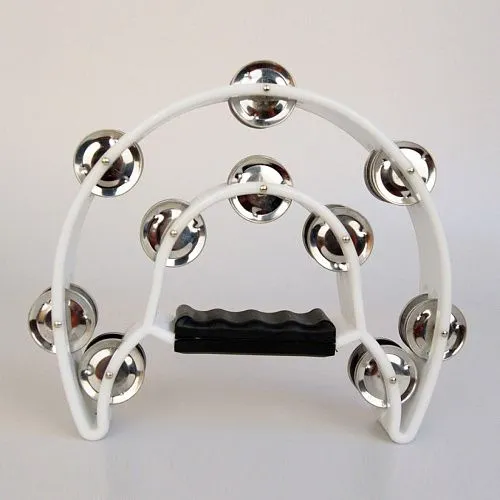 Fleet FLT-TW20 Тамбурин на ручке полумесяц 20 пар бубенцов.