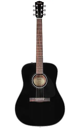 Fender CD-60 Black Гитара акустическая.