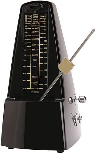Musedo M-20-BK Метроном механический, черный.