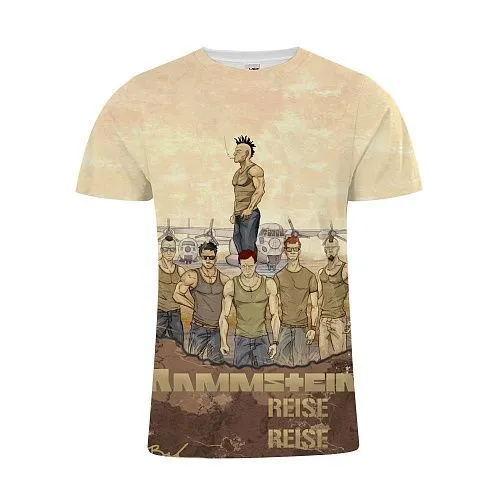 Футболка с принтом Rammstein Reise. Размер L.
