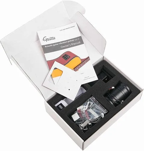 Guitto GGP-02 Звукосниматель для акустической гитары, трансакустика, резонансный.