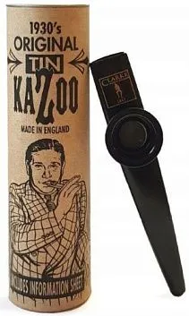 Clarke Standard Black MKCBD Казу металлическим корпусом и синтетической мембраной.