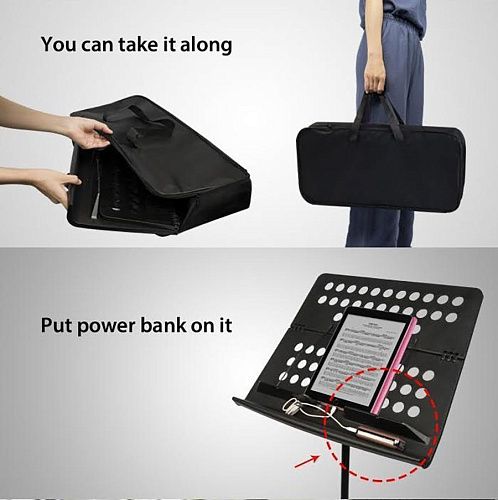 Guitto GSS-01B Пюпитр с чехлом.