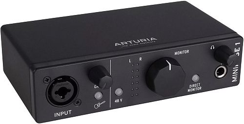 Arturia MiniFuse 1 Black USB аудио интерфейс.